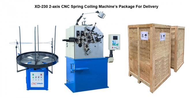 El paquete de la máquina de la primavera del CNC del eje XD-230 2 para la entrega