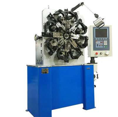 Máquina que arrolla de la primavera azul del CNC, pequeña certificación plana del CE de la máquina de bobina de bobina