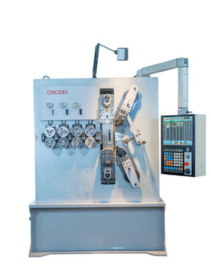 Modelo de XD -680 máquina que arrolla de la primavera del CNC de 3,00 - de 8.00m m con el sistema servo del movimiento