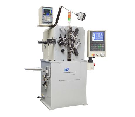 máquina que arrolla de la primavera del CNC de 0.5~2.0m m ocho AXIS, alta precisión, tasa de producción 700pcs/min, trabajo manual del 50% ahorrado
