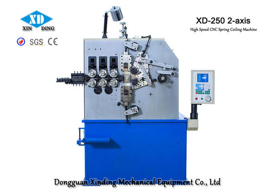 Máquina que arrolla de la primavera de XD-250 2-Axis produciendo los resortes de presión de 2.0m m a de 5.0m m