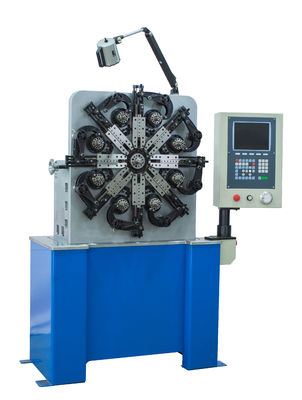 Máquina que arrolla de la primavera azul del CNC, pequeña certificación plana del CE de la máquina de bobina de bobina