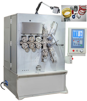 máquina del muelle en espiral del CNC de 2,00 - de 6.00m m cinco AXIS con el sistema servo del movimiento