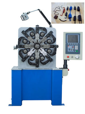 Máquina que arrolla versátil del resorte tensor con el cilindro del hilandero y de gas