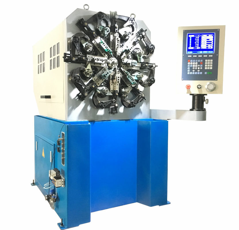 Primavera del CNC del eje de la alta precisión 5 que forma la máquina con la rotación y el hilandero del alambre