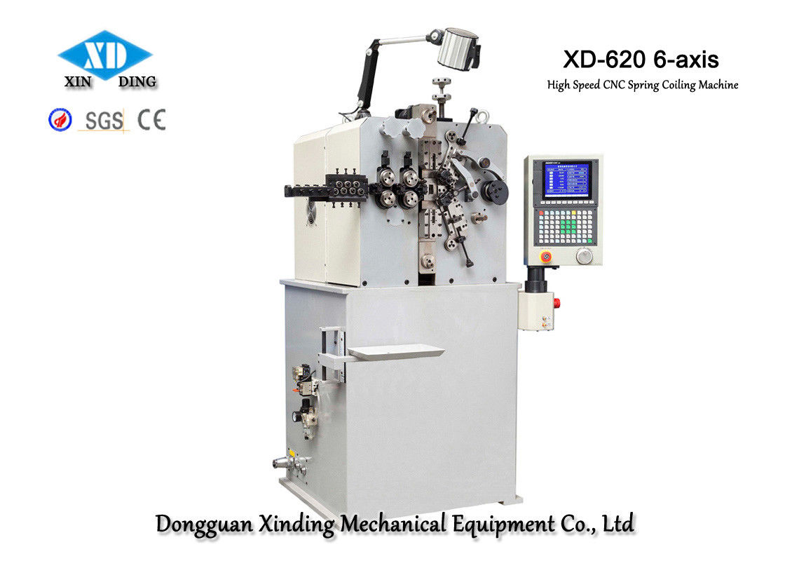 La máquina que arrolla de la primavera de alta velocidad de XD-620 6-Axis para hacer salta eficientemente