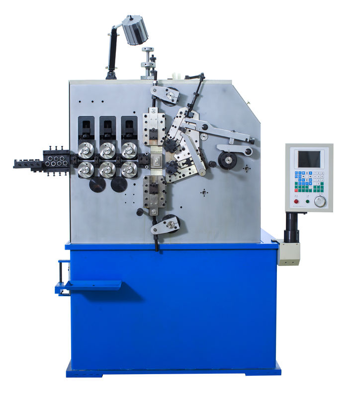 Máquina que arrolla de la primavera automática del CNC de tres ejes con el motor servo de la leva 5,5 kilovatios