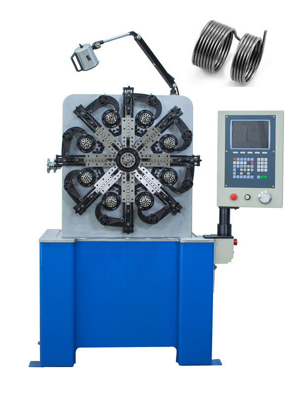 primavera del CNC 3 - de 4 AXIS que forma la máquina para el alambre de acero de 0,30 - de 2.30m m 2,7 kilovatios