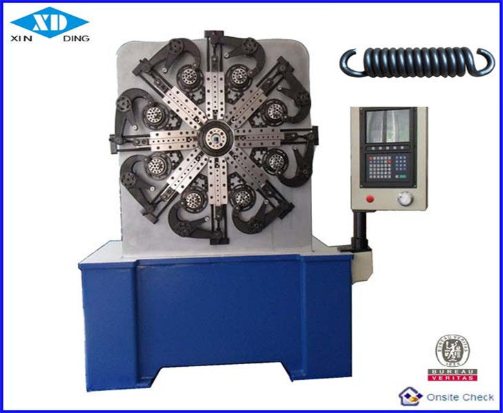 Primavera automatizada del CNC que forma la máquina con la tasa de producción exhibida en la pantalla